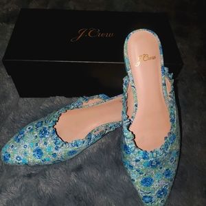 J-Crew Flower Print Shoes